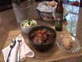 Beef Burgundy Part 3 -  Cheese Biscuits And Romaine Salad